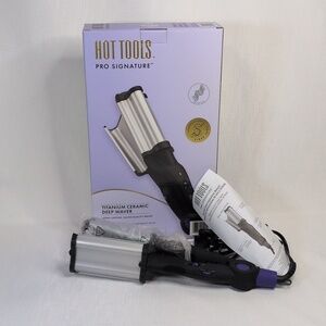 Like New Hot Tools Pro Signature Titanium Ceramic Deep Waver